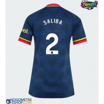 Ženski Nogometni dresi Arsenal William Saliba #2 Gostujoči 2026-27 Kratek Rokav
